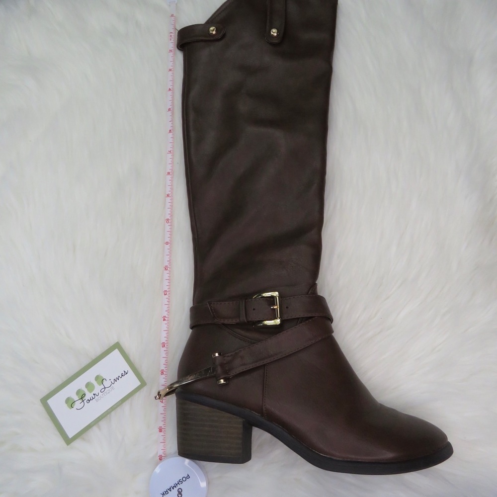 Francesca’s Brown Leather Riding Boots - Picture 11 of 11